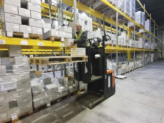 Préparation de commande pour la filière vin en Bourgogne