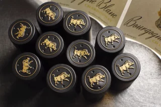 Habillage à façon Cirage bouteille magnum